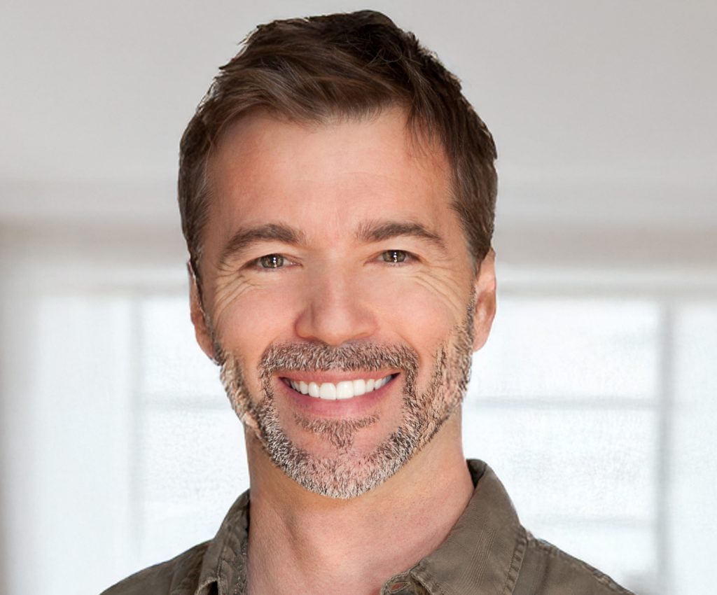 Middle-aged male model